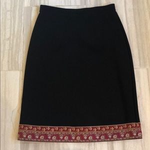 Express black skirt